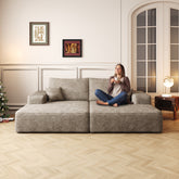 74.8" Modern Sofa bed With Dual sleeper(2seat)